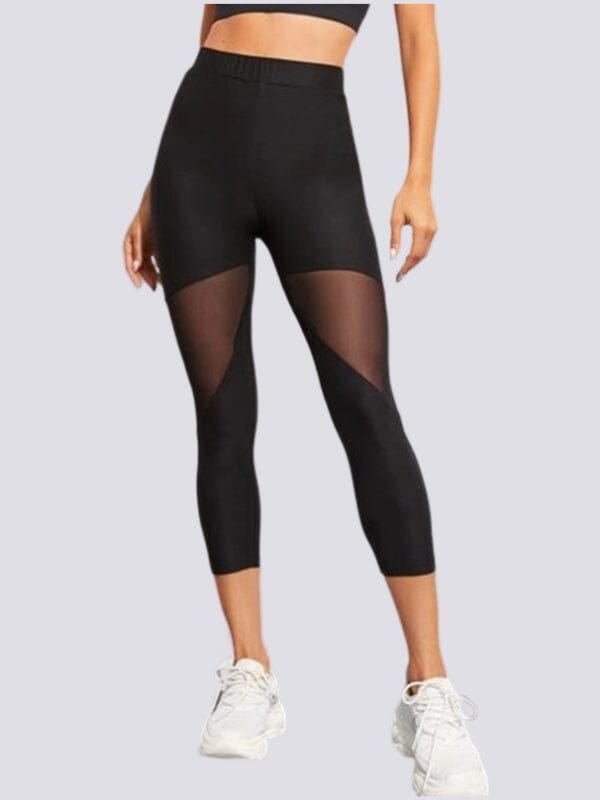 Legging court fashion noir