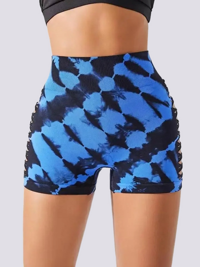 Short Sport Push Up Tie Dye