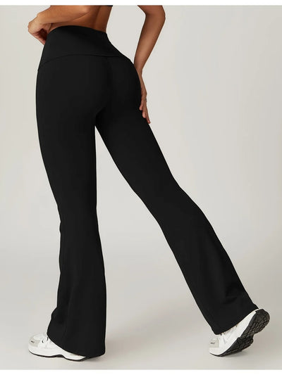 Legging Évasé Sans Couture Taille Haute