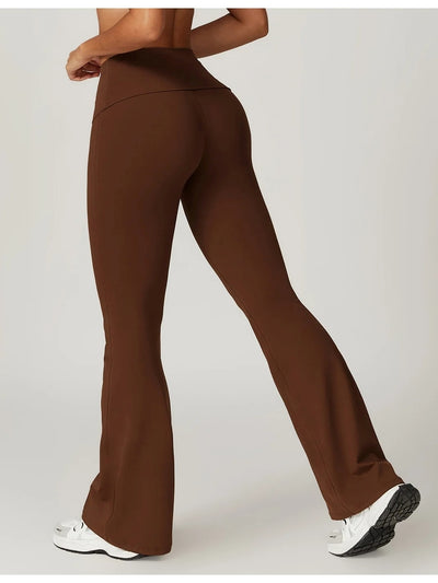 Legging Évasé Sans Couture Taille Haute