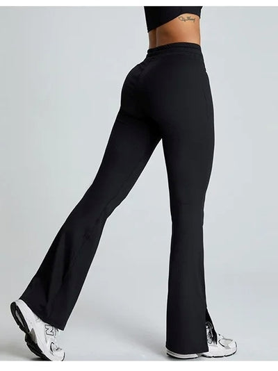 Legging Évasé Cordon de Serrage Sport