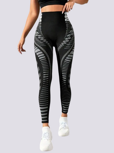 Legging Sport Push Up Imprimé Sans Couture