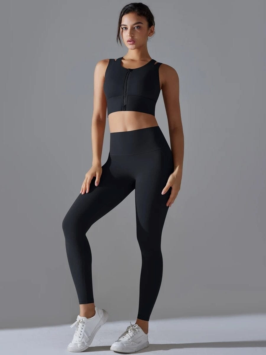 Ensemble Legging Brassière Maintien Fort - Suprem Ensemble Sport Ultime Legging Noir S (36) 