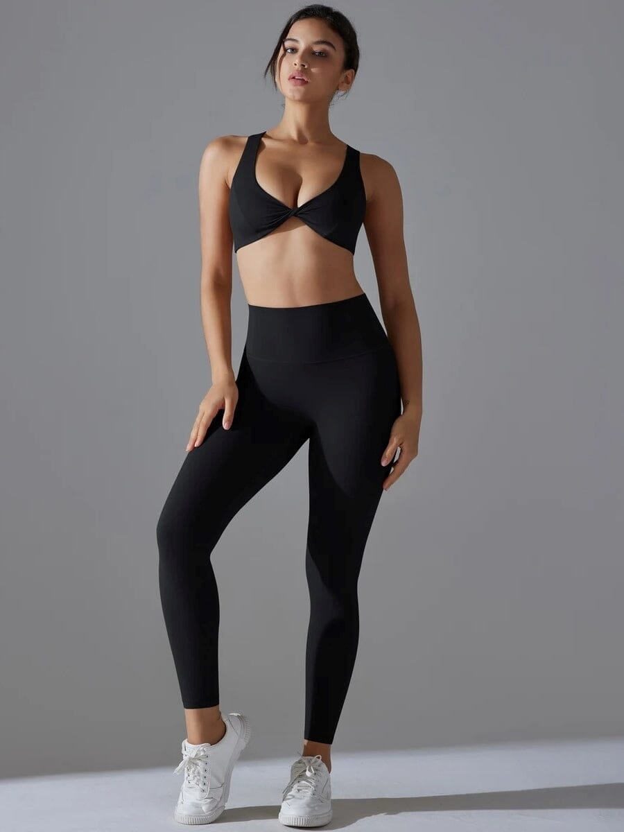 Ensemble Sport Épure Active - Legging et Soutien-Gorge Sport Ensemble Sport Ultime Legging S Noir 