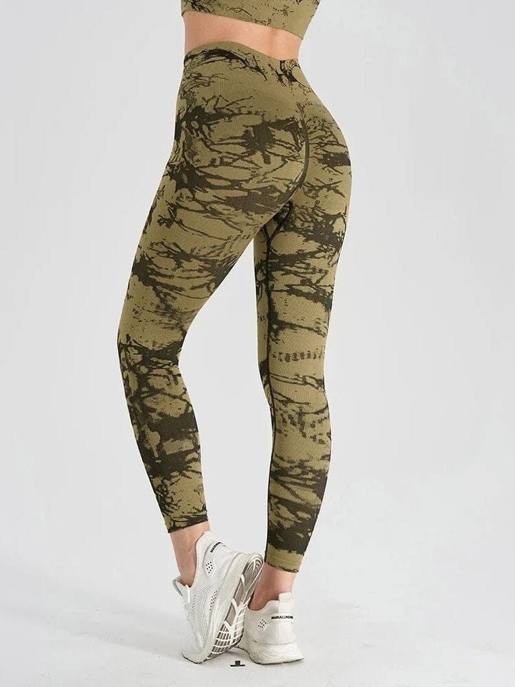 Legging Camouflage Haute Performance Leggings Ultime Legging S Kaki 