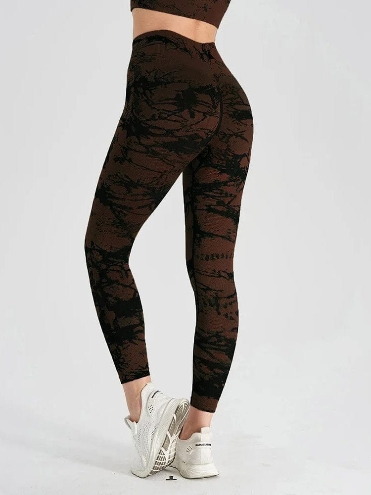 Legging Camouflage Haute Performance Leggings Ultime Legging S Marron foncé 