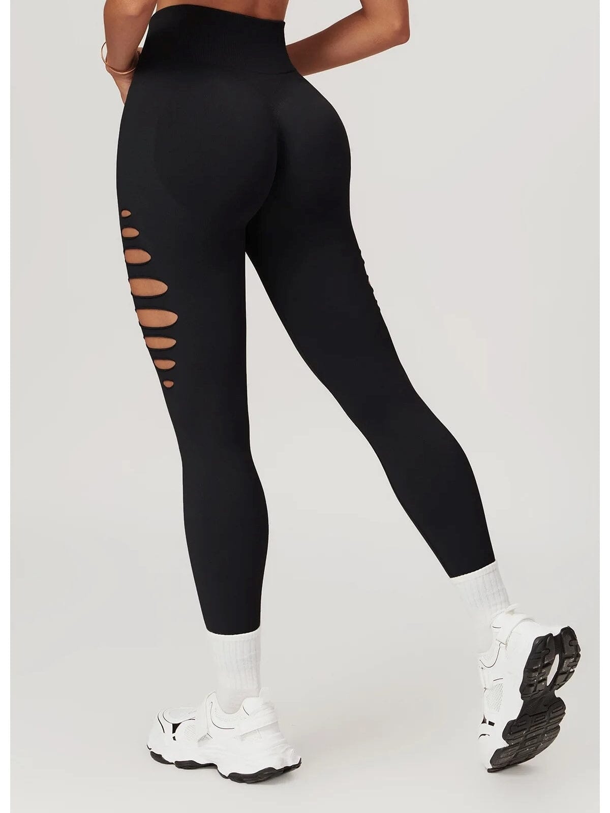 Legging Fitness Push Up Premium Ajouré Sans Couture Leggings Ultime Legging 