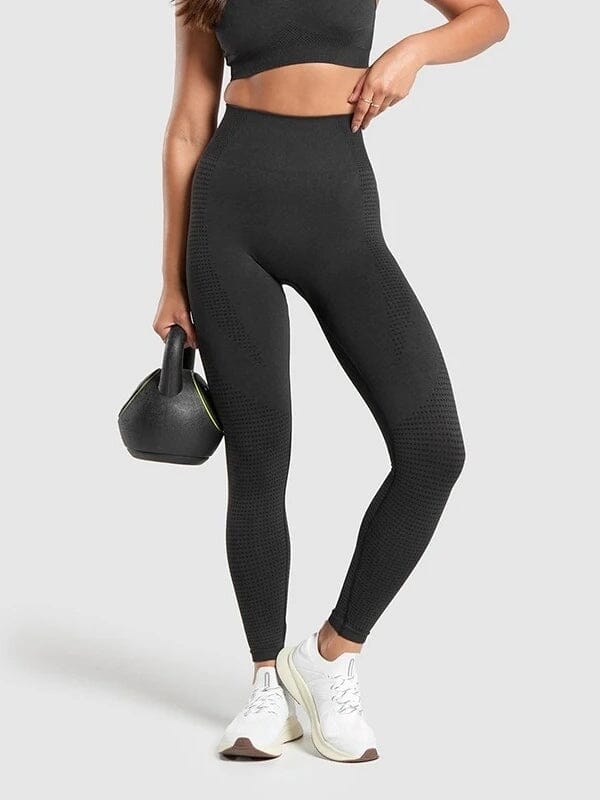 Legging NVGTN Sans Couture - Effet Seconde Peau & Gainant Leggings Ultime Legging S Noir 