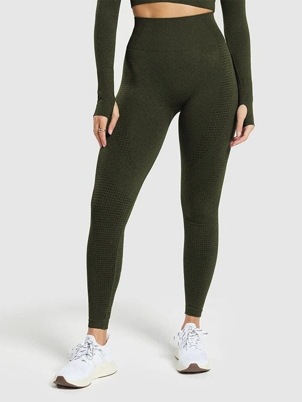 Legging NVGTN Sans Couture - Effet Seconde Peau & Gainant Leggings Ultime Legging S Vert 