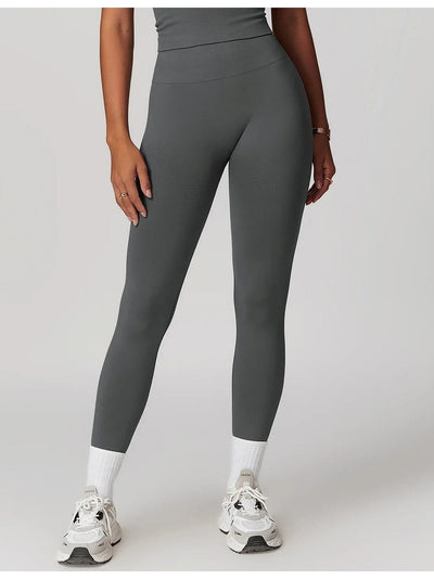 Legging Push Up Sans Couture UsyFlex Leggings Ultime Legging Gris S 