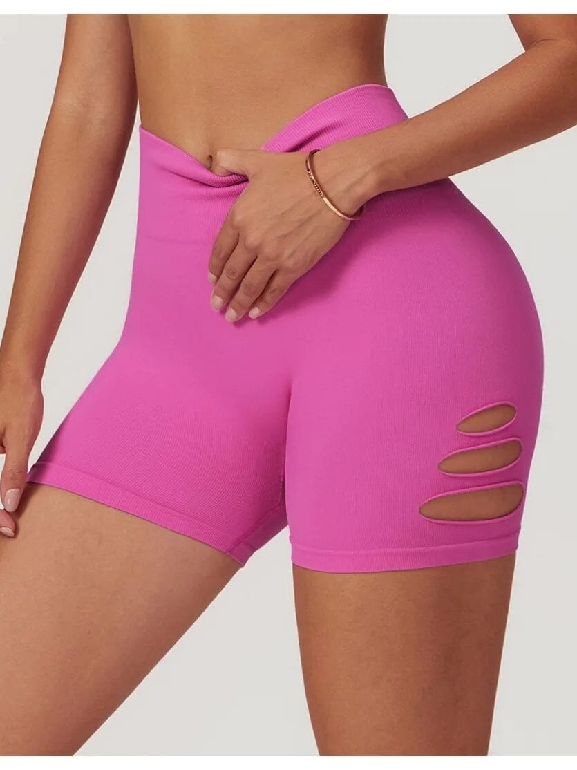 Short Fitness Premium Ajouré Push Up Shorts Ultime Legging 