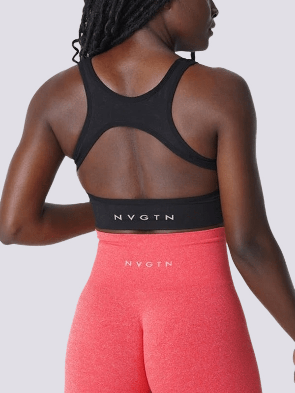 Soutien-Gorge de Sport Dos Croisé NVGTN Soutien-gorge sport Ultime Legging : Legging Femme | Vêtements de Sport XS Noir 