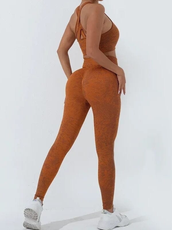 Tenue Sport Push Up - XtremMove - Collection 2025 Ensemble Sport Ultime Legging Orange S 