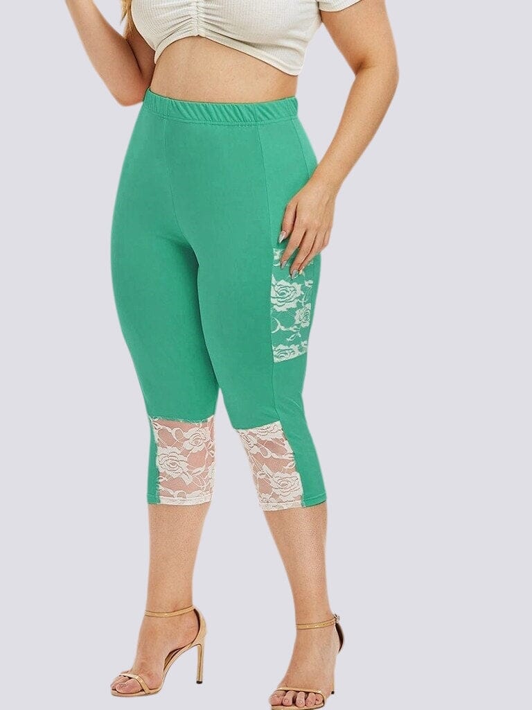 Legging Court Grande Taille Poche