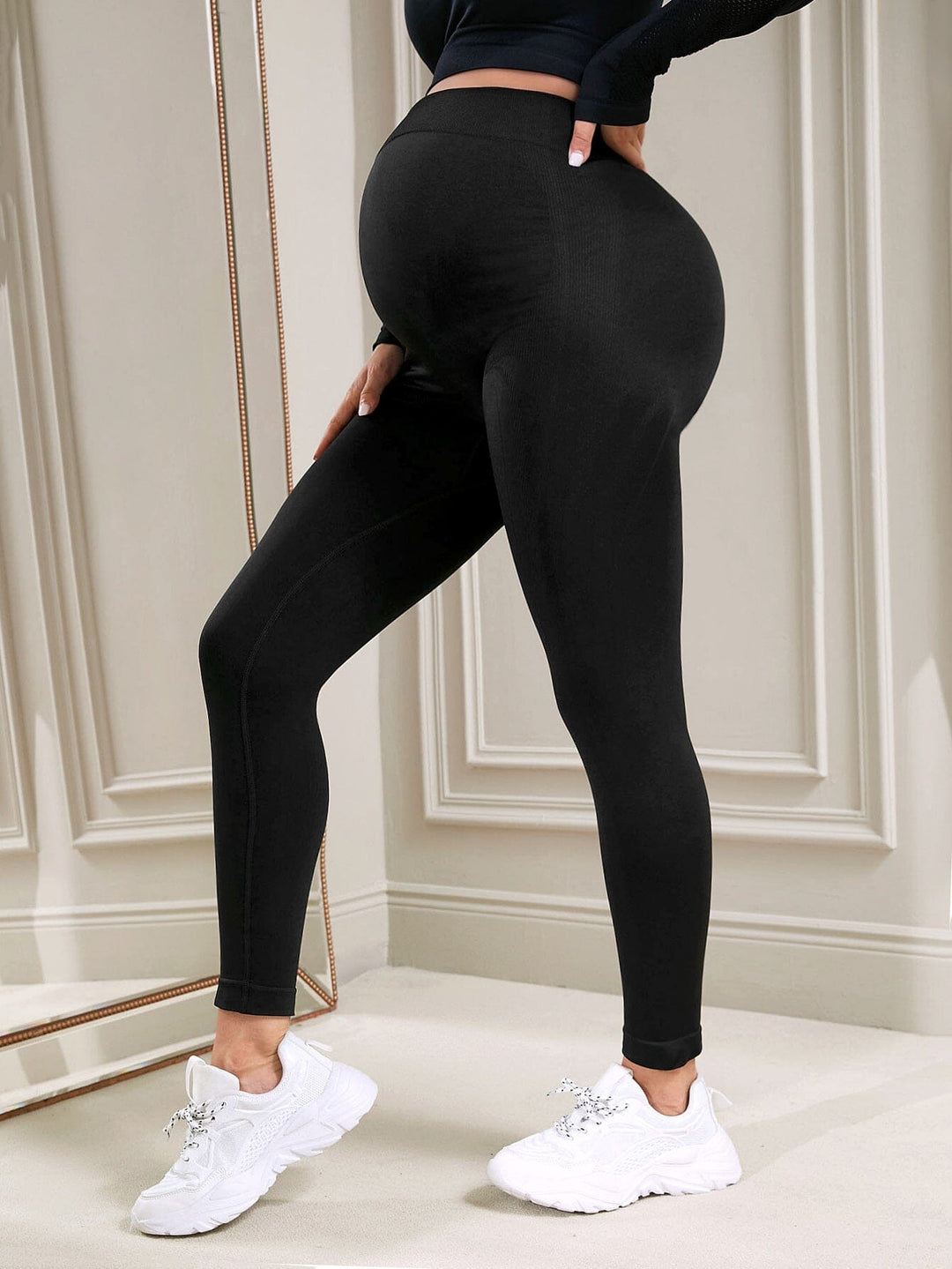 Maternity spandex pants hotsell