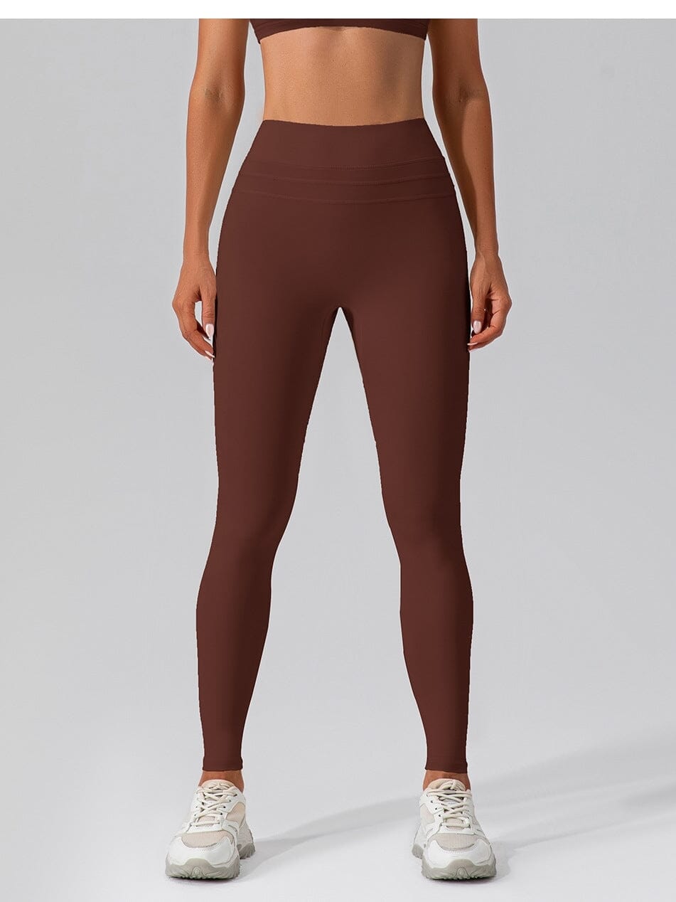 Legging Push Up Taille Haute - Amelia Leggings Ultime Legging S Marron 