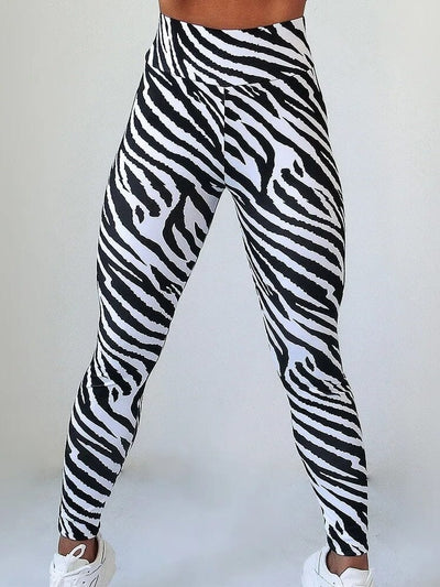 Legging Zèbre Noir et Blanc Leggings Ultime Legging 